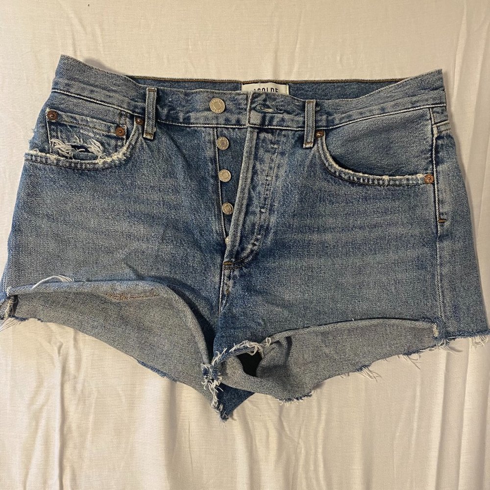 AGOLDE Parker Short in Blue - size 27
